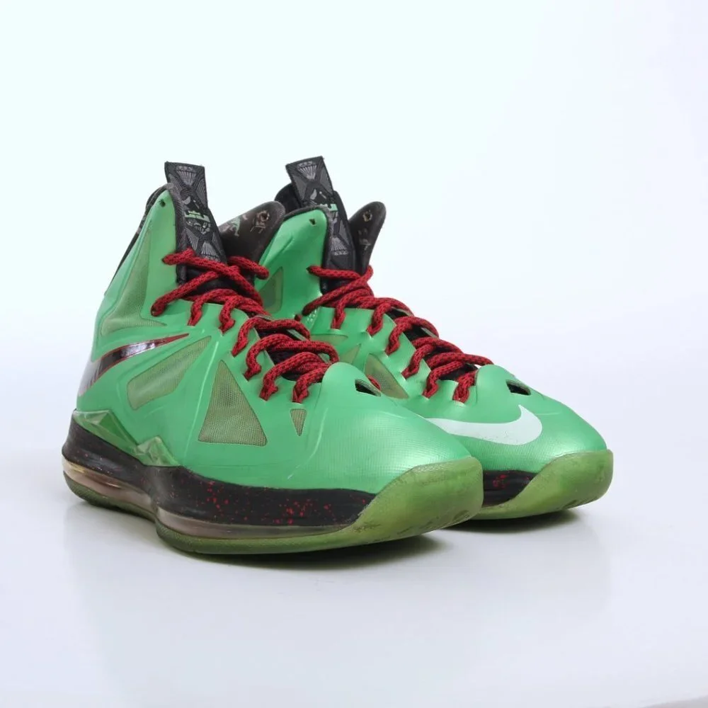 Nike LeBron James 10 Cutting Jade High Top‎ in Green Men Size 8